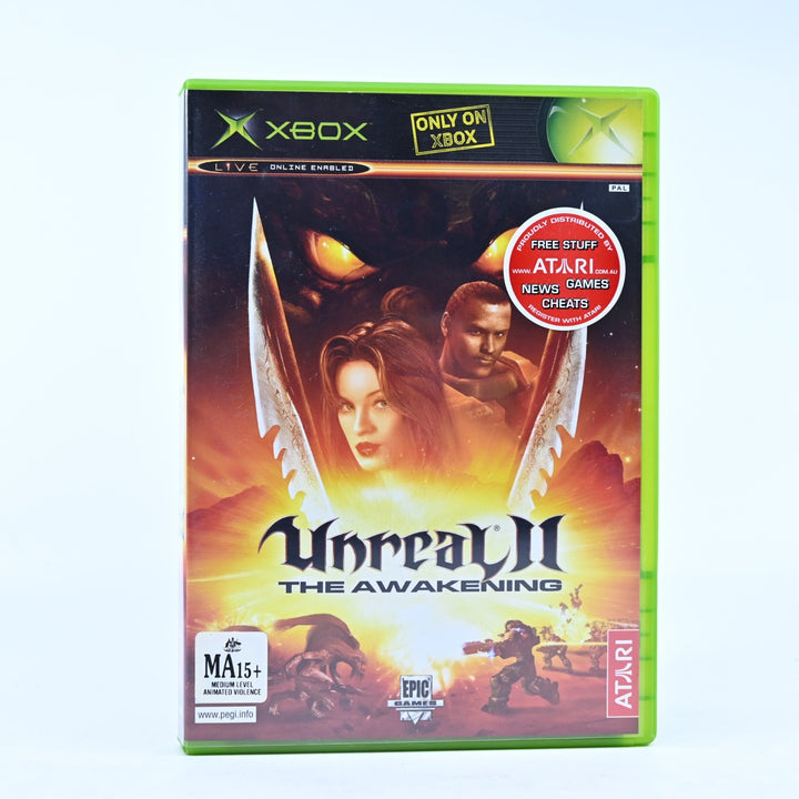 Unreal II: The Awakening - Original Xbox Game + Manual - PAL - MINT DISC!