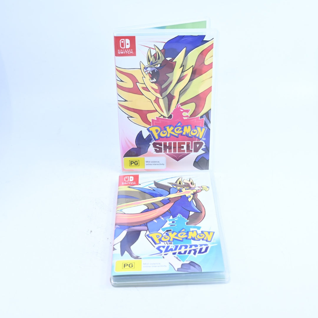Pokemon Sword & Shield Games + Steelbook - Nintendo Switch Game - FREE POST!