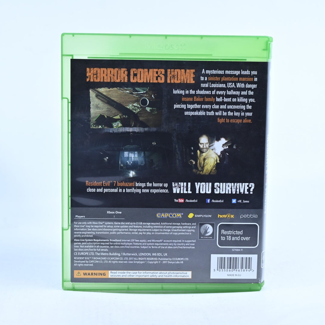 Resident Evil 7: Biohazard - Xbox One Game - PAL - FREE POST!
