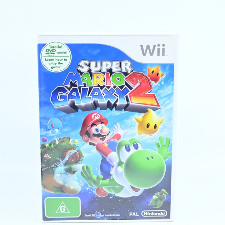 Super Mario Galaxy 2 + Tutorial Disc - Nintendo Wii Game - No Manual - PAL