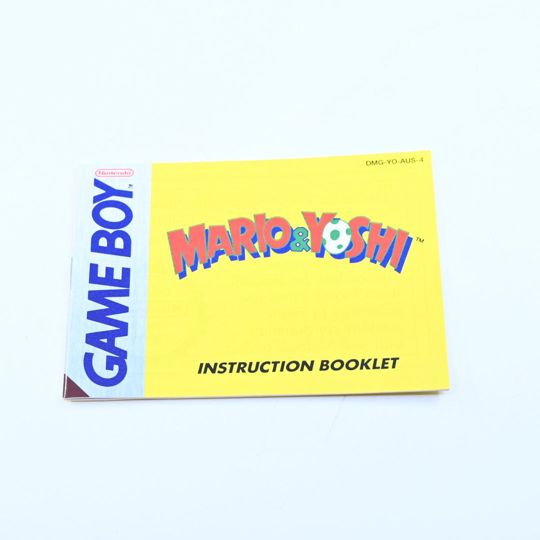 Mario & Yoshi - Nintendo Gameboy Boxed Game - PAL - FREE POST!