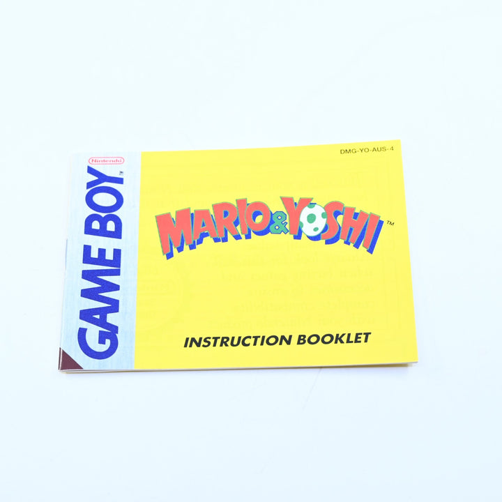 Mario & Yoshi - Nintendo Gameboy Boxed Game - PAL - FREE POST!
