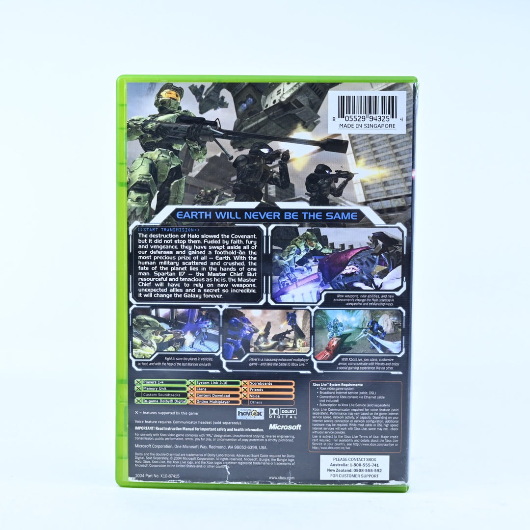 Halo 2 - Original Xbox Game + Manual - PAL - MINT DISC!