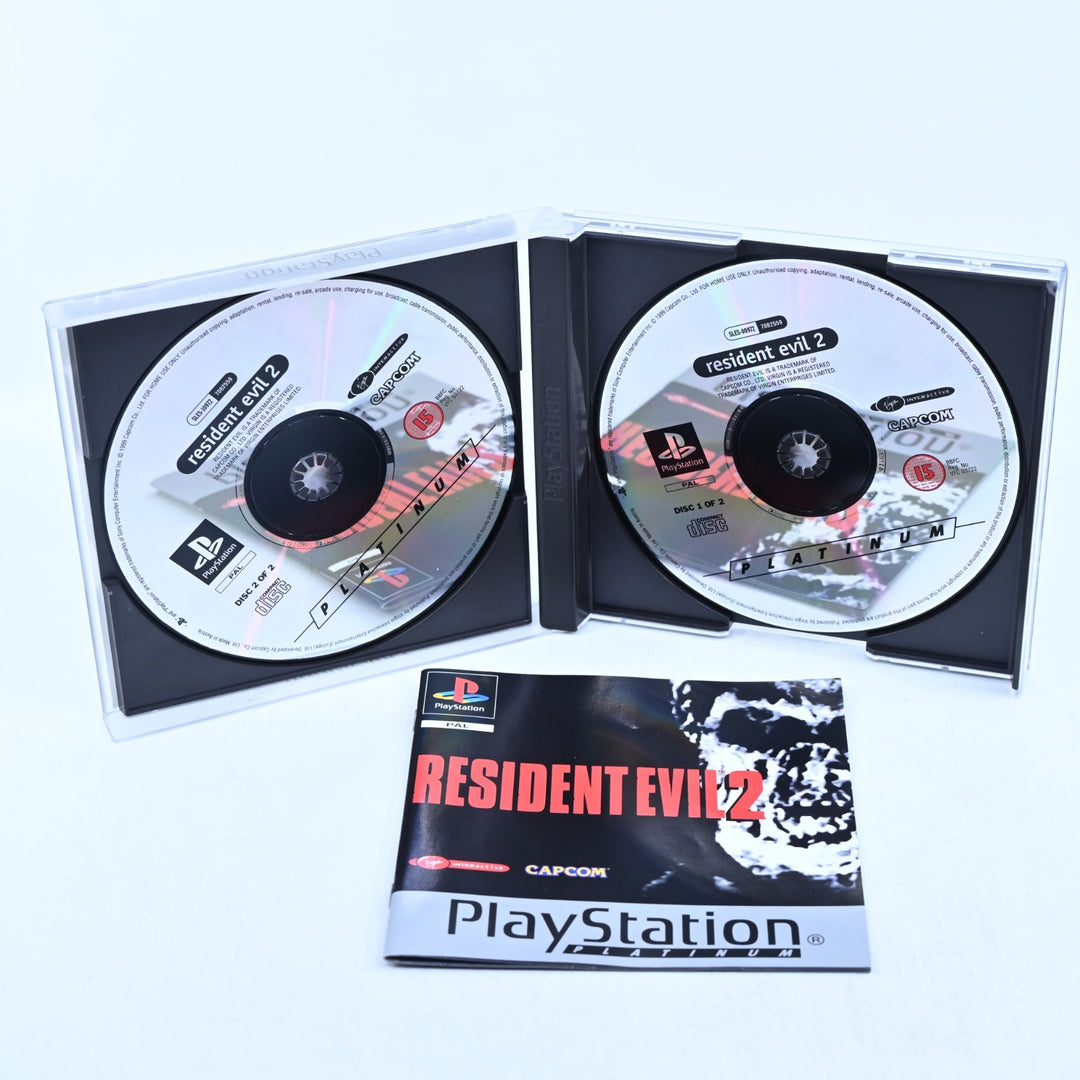Resident Evil 2 - Sony Playstation 1 / PS1 Game + Manual - PAL - MINT DISC!