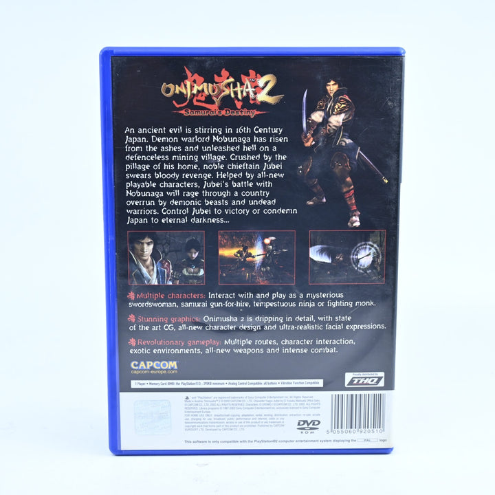 Onimusha 2 - Sony Playstation 2 / PS2 Game + Manual - PAL - MINT DISC!