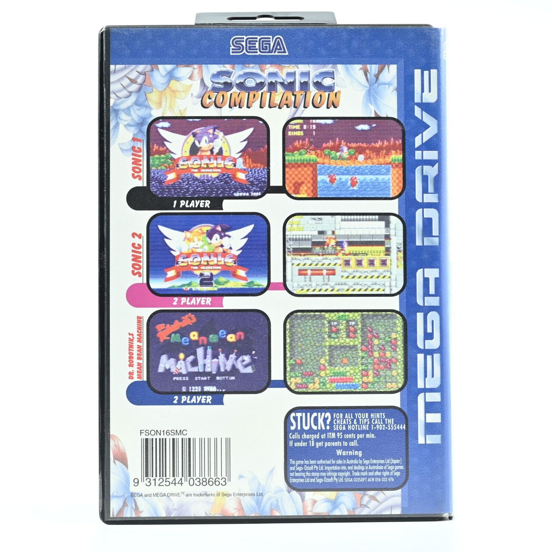 Sonic Compilation - Sega Mega Drive Game - PAL - FREE POST!