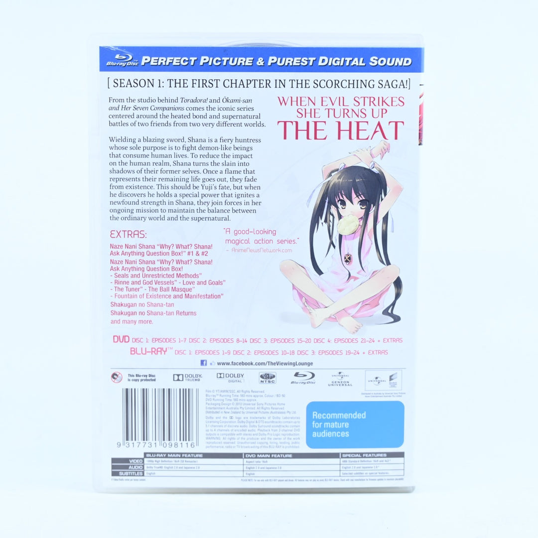 Shakugan no Shana - Season 1 - Region 4 - PAL - Anime Blu-Ray & DVD