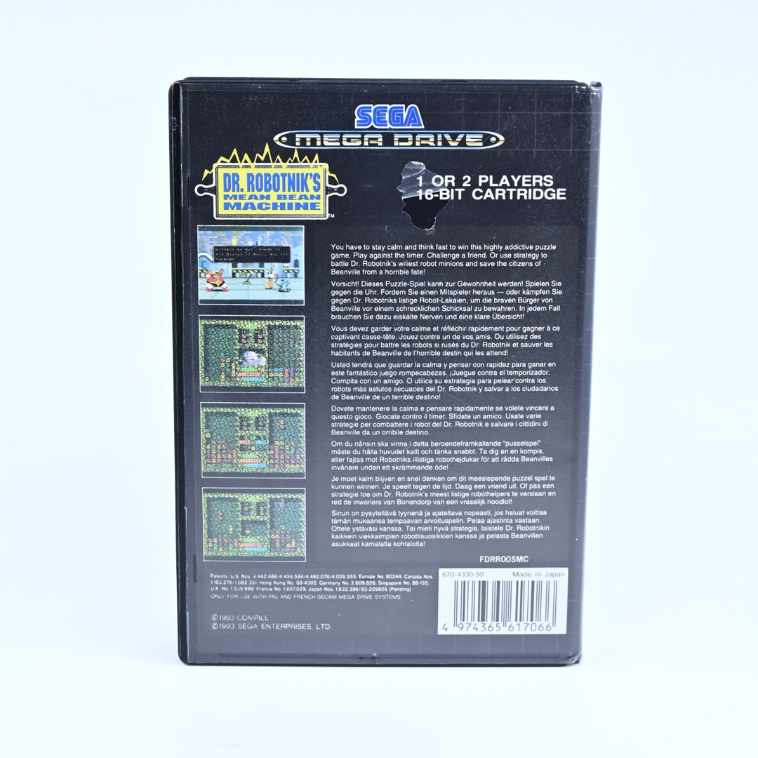 Dr. Robotnik's Mean Bean Machine - Sega Mega Drive Game - No Manual - PAL