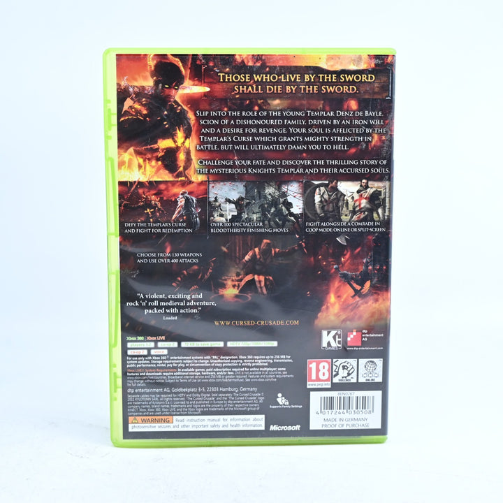The Cursed Crusade - 100% Uncut - Xbox 360 Game + Manual - PAL - MINT DISC!