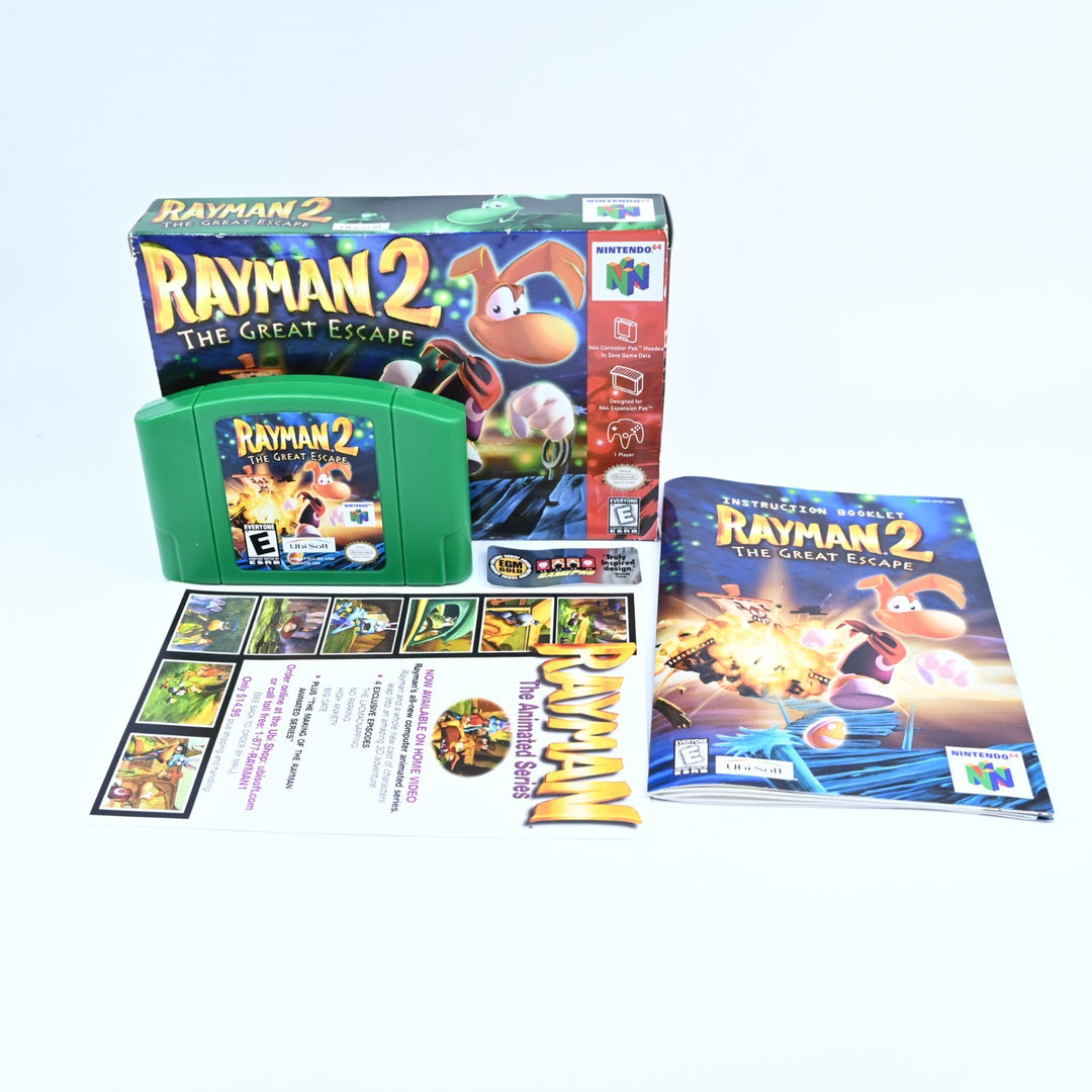 Rayman 2: The Great Escape - N64 / Nintendo 64 Boxed Game - NTSC-U/C