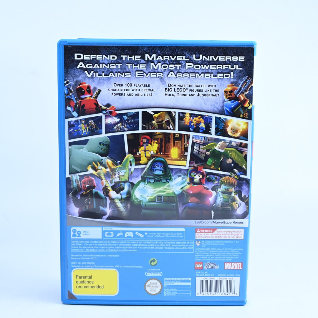 LEGO Marvel Super Heroes - Nintendo Wii U Game - PAL - FREE POST!