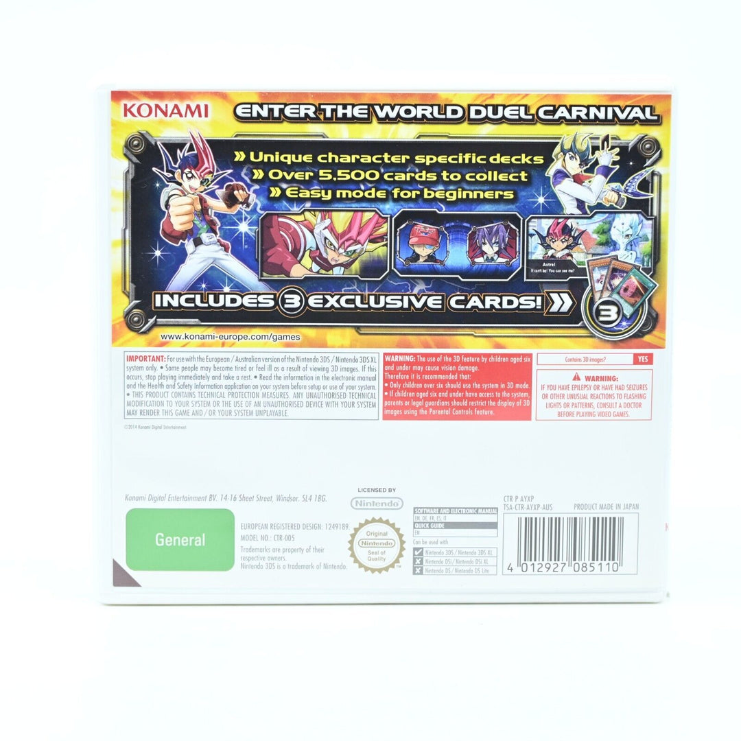 Yu-Gi-Oh! Zexal: World Duel Carnival - Nintendo 3DS Game - PAL - FREE POST!