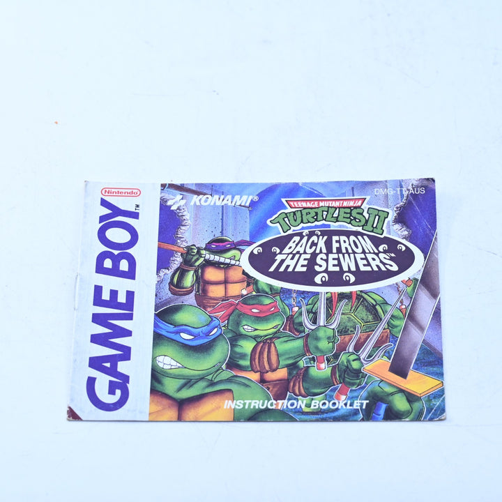 Teenage Mutant Ninja Turtle II: Back From The Sewers Manual - Gameboy Accessory
