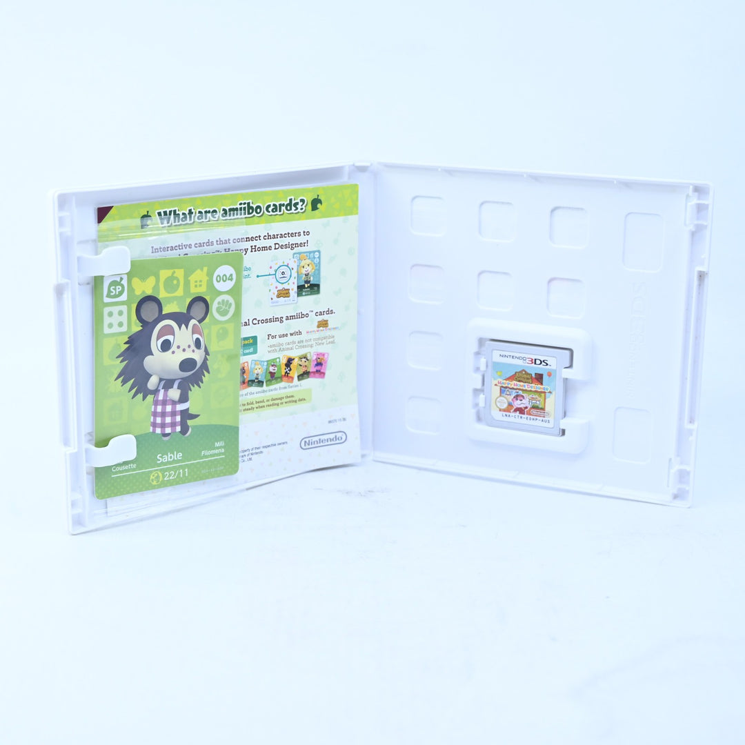 Animal Crossing: Happy Home Designer - Nintendo 3DS Game - PAL + Manual