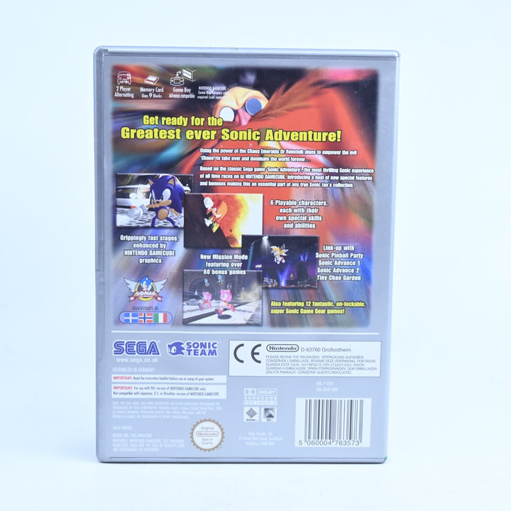 Sonic Adventure DX: Director's Cut - Nintendo Gamecube Game + Manual - PAL