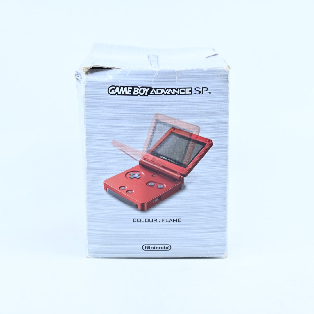 Flame Gameboy SP Console Box - NO INSERT OR CONSOLE  - GBA Accessory - AGS-001