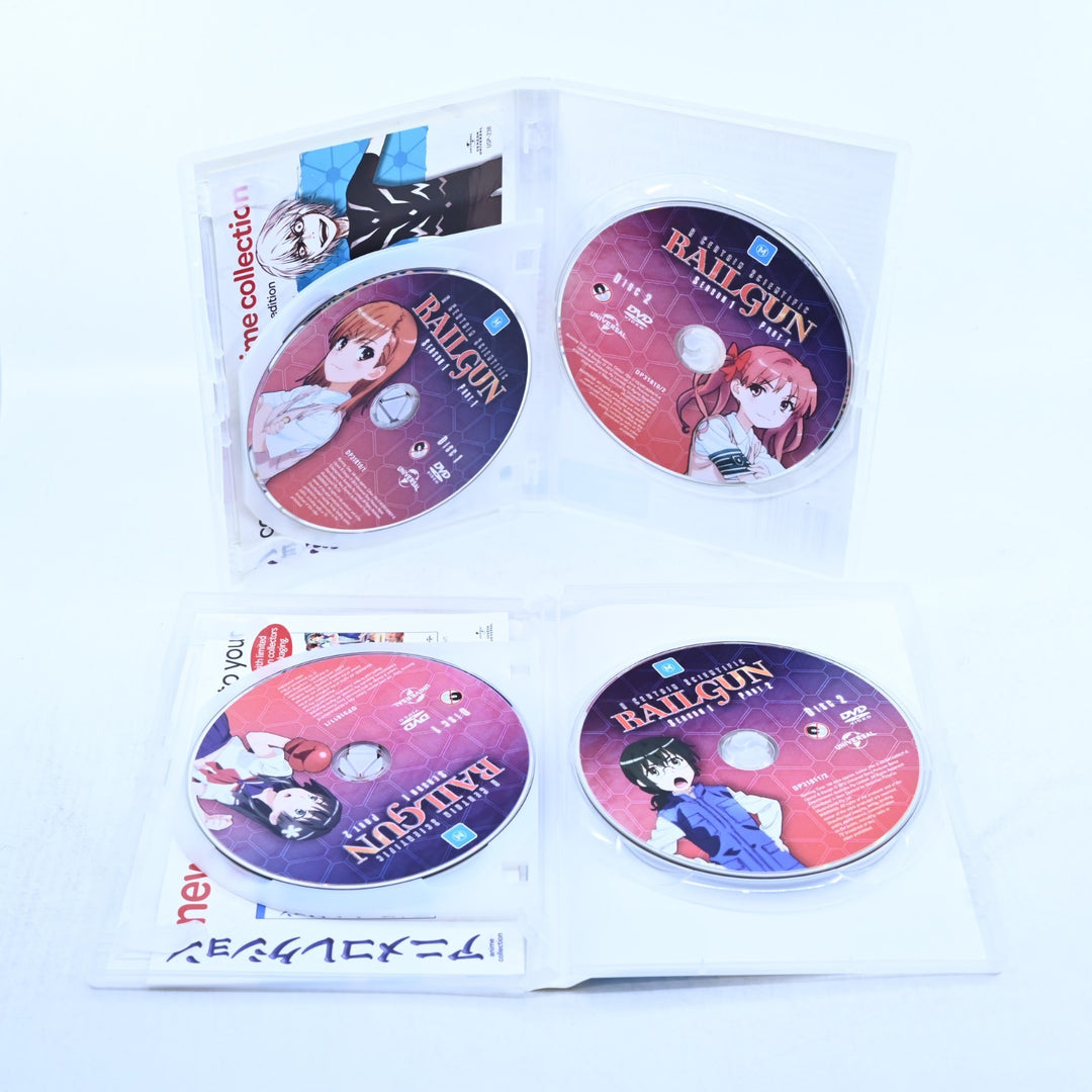 A Certain Scientific Railgun - Seasons 1 & 2 - Region 4 - Anime DVD