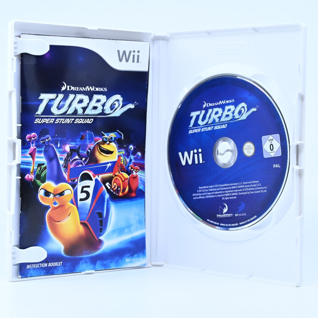 DreamWorks: Turbo Super Stunt Squad - Nintendo Wii Game + Manual - MINT DISC!
