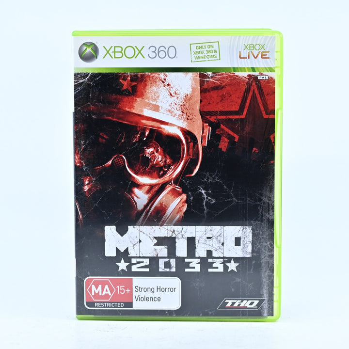 Metro 2033 - Xbox 360 Game + Manual - PAL - MINT DISC!