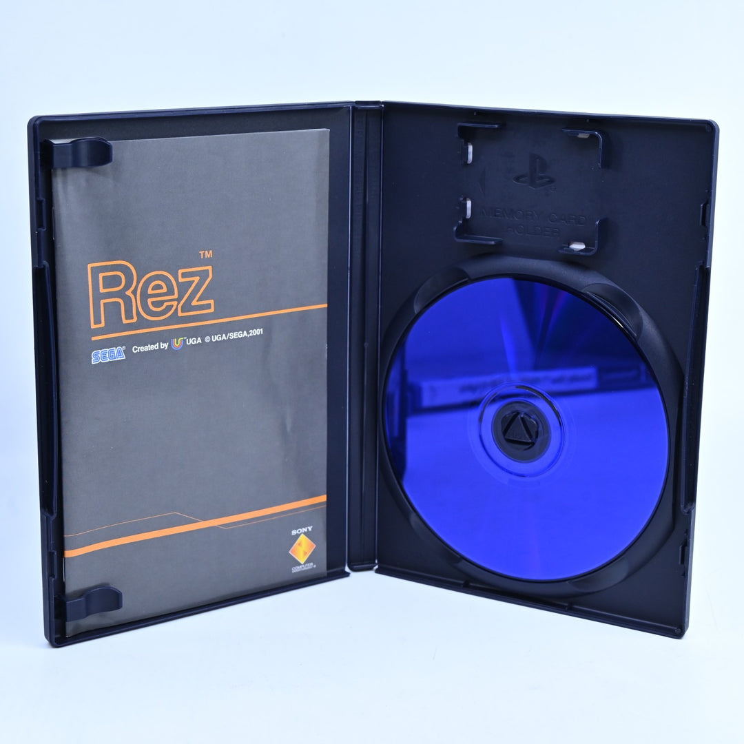 Rez - Sony Playstation 2 / PS2 Game + Manual - PAL - NEAR MINT DISC!