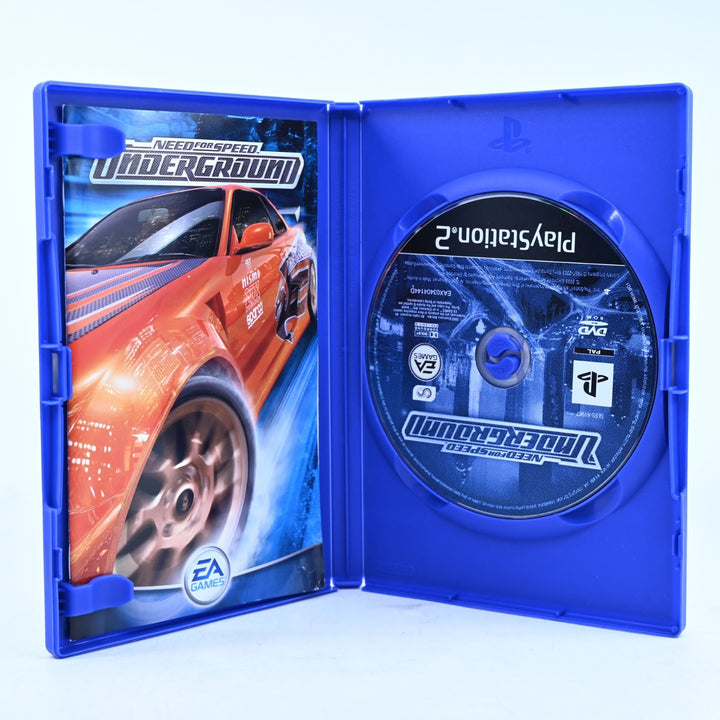 Need for Speed Underground - Sony Playstation 2 / PS2 Game + Manual - PAL