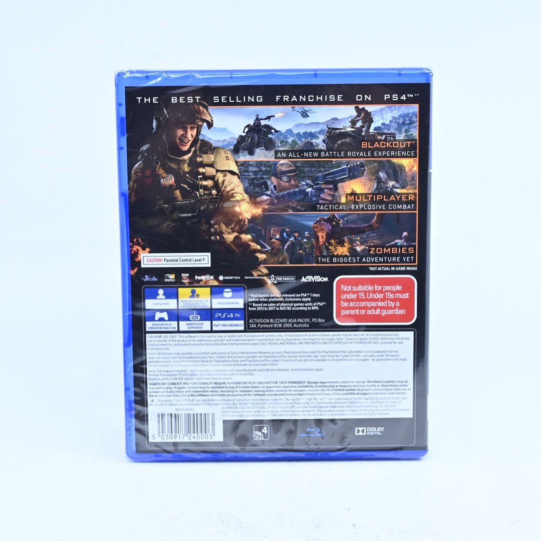Call Of Duty Black Ops IIII 4 - Exclusive Supply Pack - Sony Playstation 4