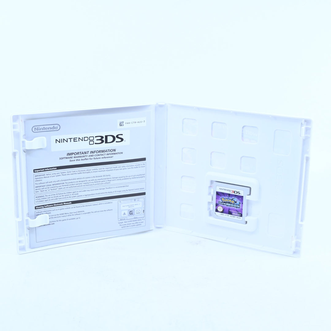 Pokemon Ultra Moon - Nintendo 3DS Game - PAL + Manual + Steelbook