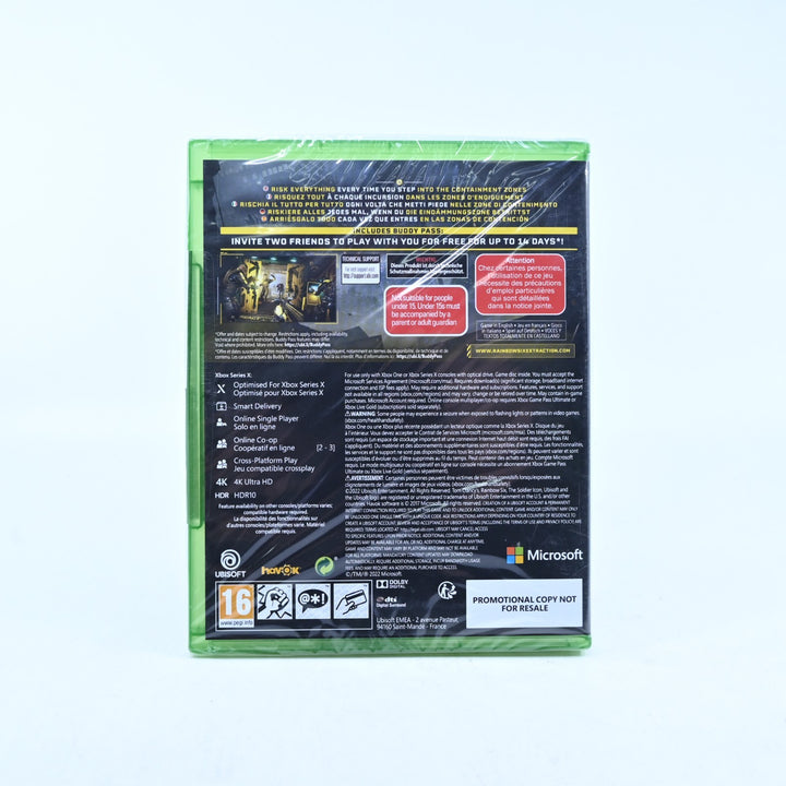 SEALED! Tom Clancy's Rainbow Six Extraction - Xbox Series X / Xbox One Game