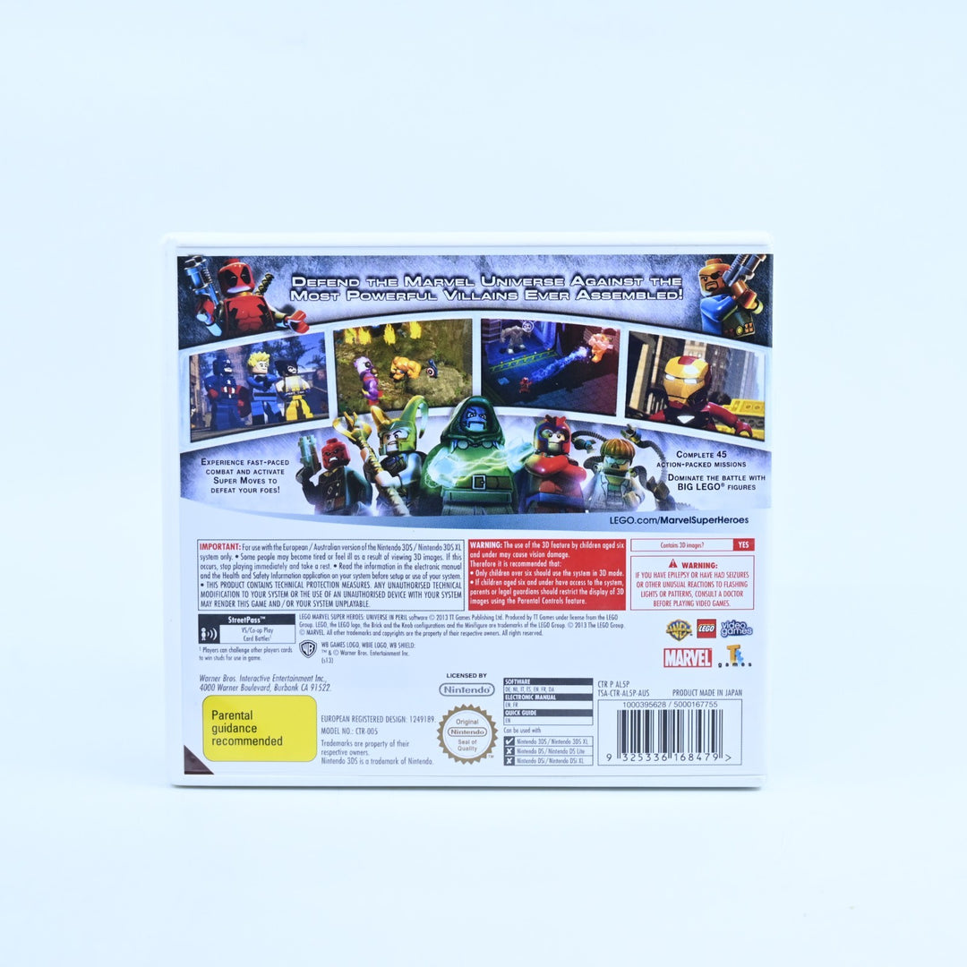 LEGO Marvel Super Heroes: Universe in Peril - Nintendo 3DS Game + Manual - PAL