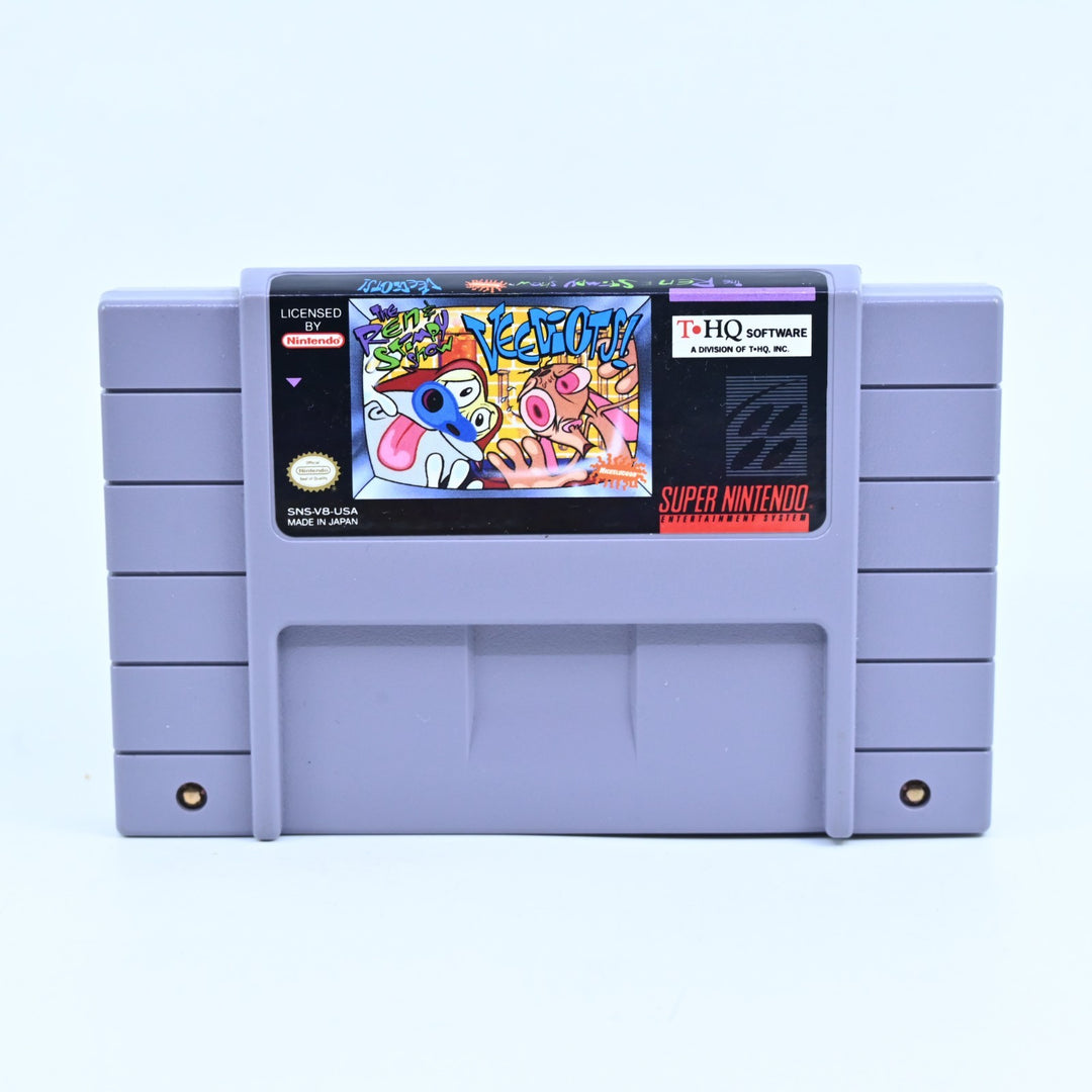 The Ren & Stimpy Show: Veediots - Super Nintendo / SNES Boxed Game - NTSC-U/C