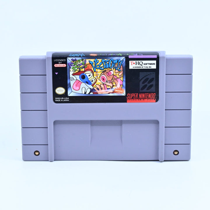 The Ren & Stimpy Show: Veediots - Super Nintendo / SNES Boxed Game - NTSC-U/C