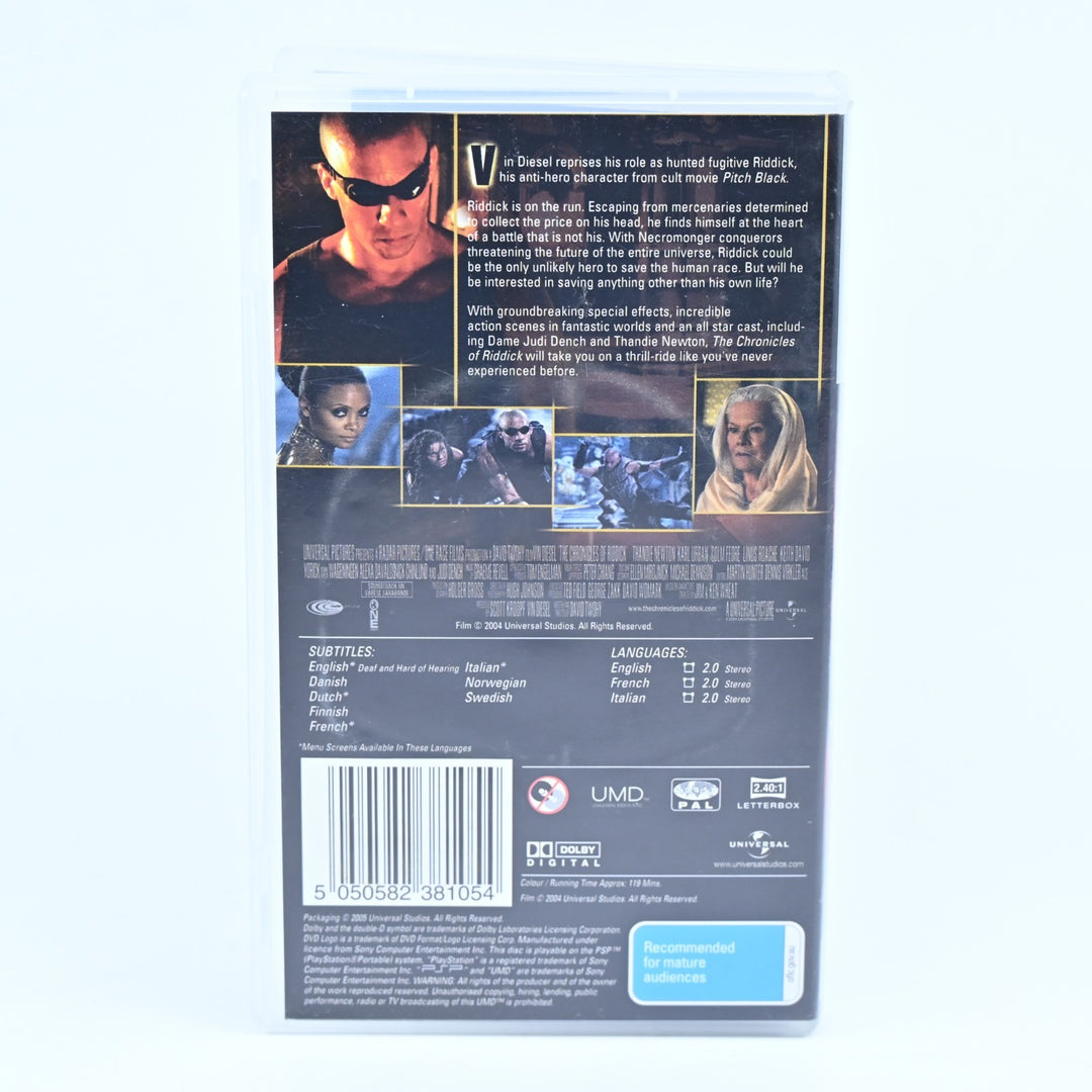 The Chronicles of Riddick - UMD Video - Other PSP - Regions 2 3 4 5 6
