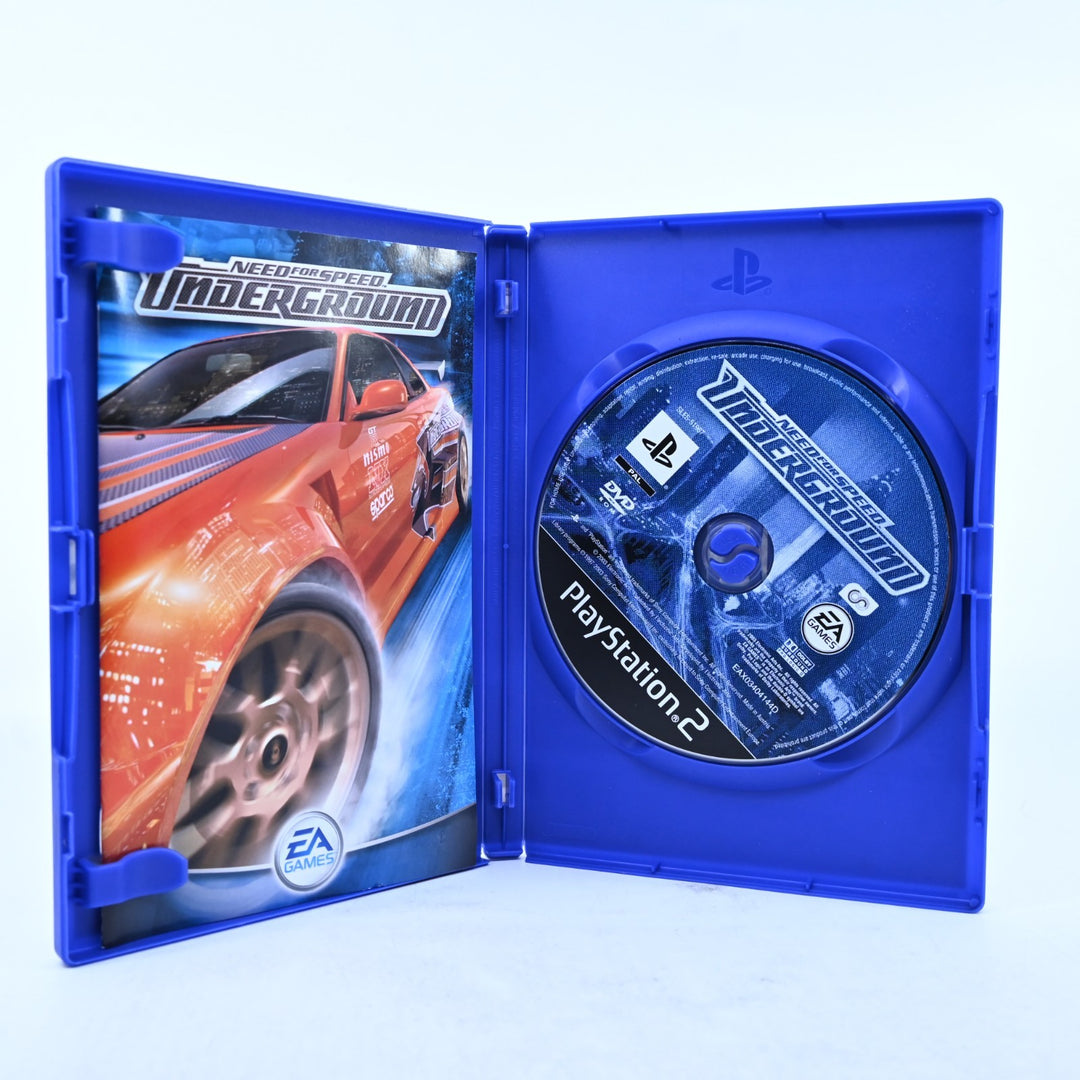 Need for Speed Underground - Sony Playstation 2 / PS2 Game + Manual - PAL