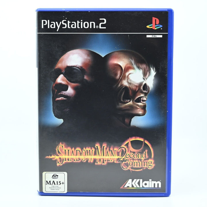 Shadow Man 2econd Second Coming - Sony Playstation 2 / PS2 Game + Manual - PAL