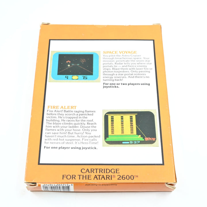 2 Pak Special - Space Voyage + Fire Alert - Atari 2600 Boxed Game - PAL