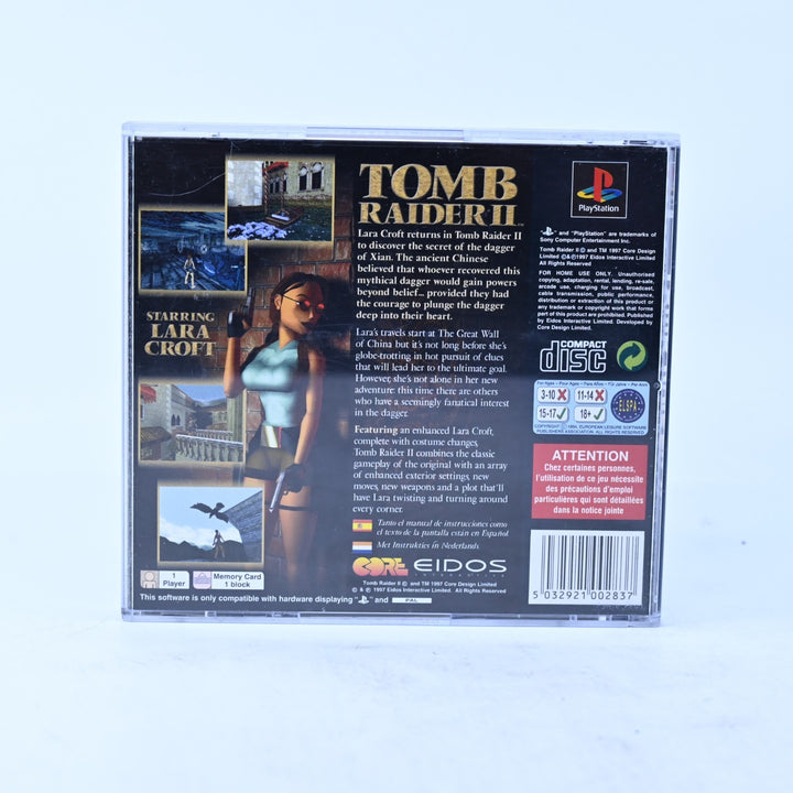 Tomb Raider II - Sony Playstation 1 / PS1 Game + Manual - PAL - MINT DISC!