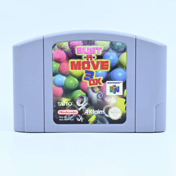 Bust A Move 3 DX - N64 / Nintendo 64 Game - PAL - FREE POST!