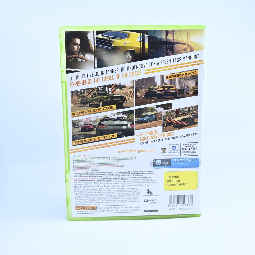 Driver San Francisco - Xbox 360 Game + Manual - PAL - MINT DISC!