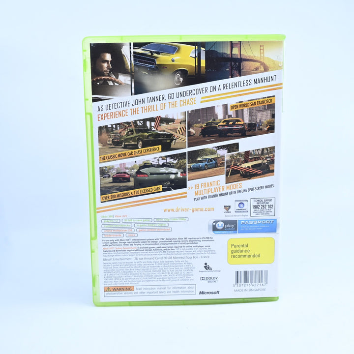 Driver San Francisco - Xbox 360 Game + Manual - PAL - MINT DISC!