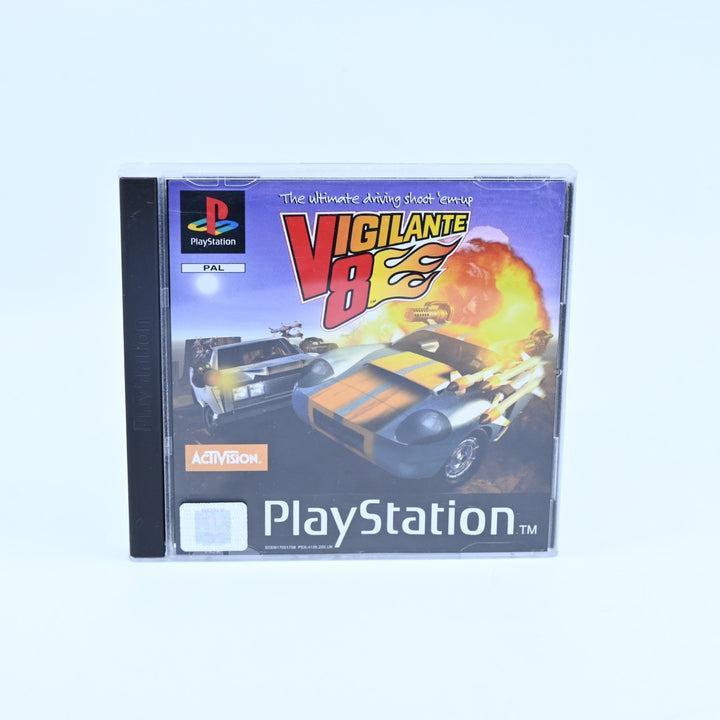 Vigilante 8 - Sony Playstation 1 / PS1 Game + Manual - PAL - MINT DISC!