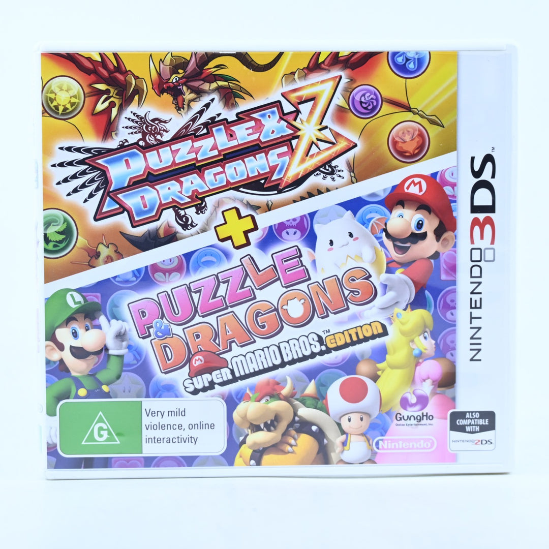Puzzle & Dragons Z + Super Mario Bros. Edition - Nintendo 3DS Game - PAL