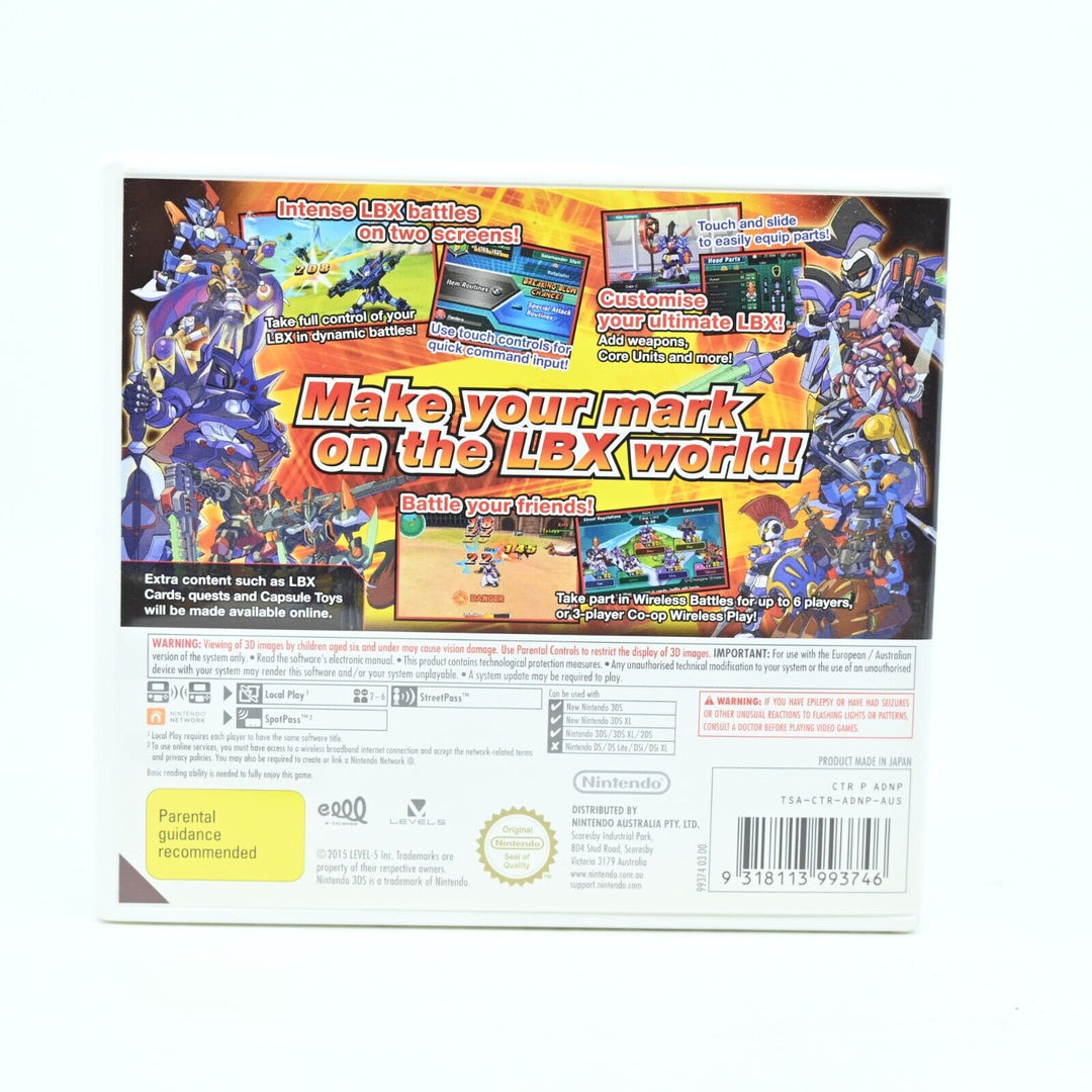 Little Battlers eXperience - Nintendo 3DS Game - PAL - FREE POST!