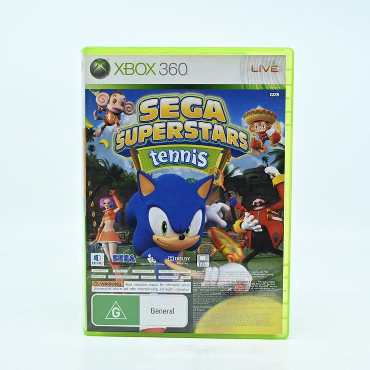 SEGA Superstars Tennis - Xbox 360 Game + Manual - PAL - MINT DISC!