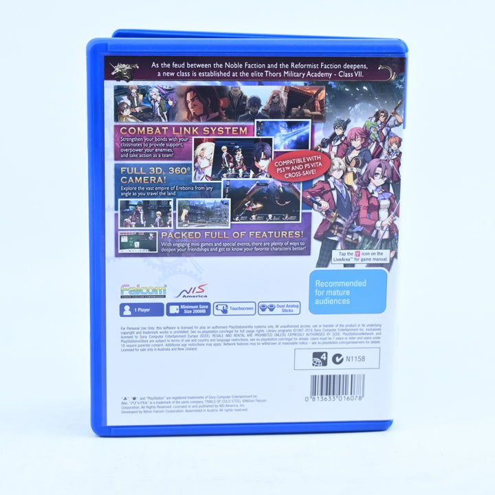 The Legend of Heroes: Trails of Cold Steel - Sony PS Vita Game - FREE POST!