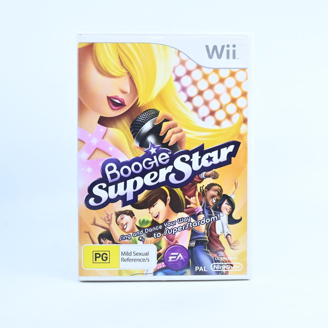 Boogie Super Star - Nintendo Wii Game + Manual - PAL - MINT DISC!