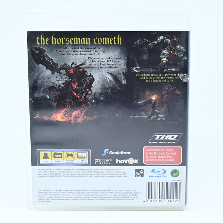 Darksiders - Sony Playstation 3 / PS3 Game - No Manual - FREE POST!
