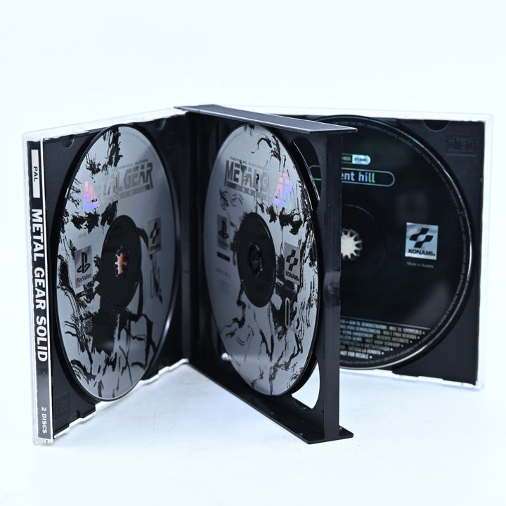 Metal Gear Solid - Sony Playstation 1 / PS1 Game + Manual - PAL - MINT DISCS!