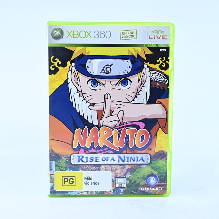 Naruto: Rise of a Ninja - Xbox 360 Game + Manual - PAL - MINT DISC!