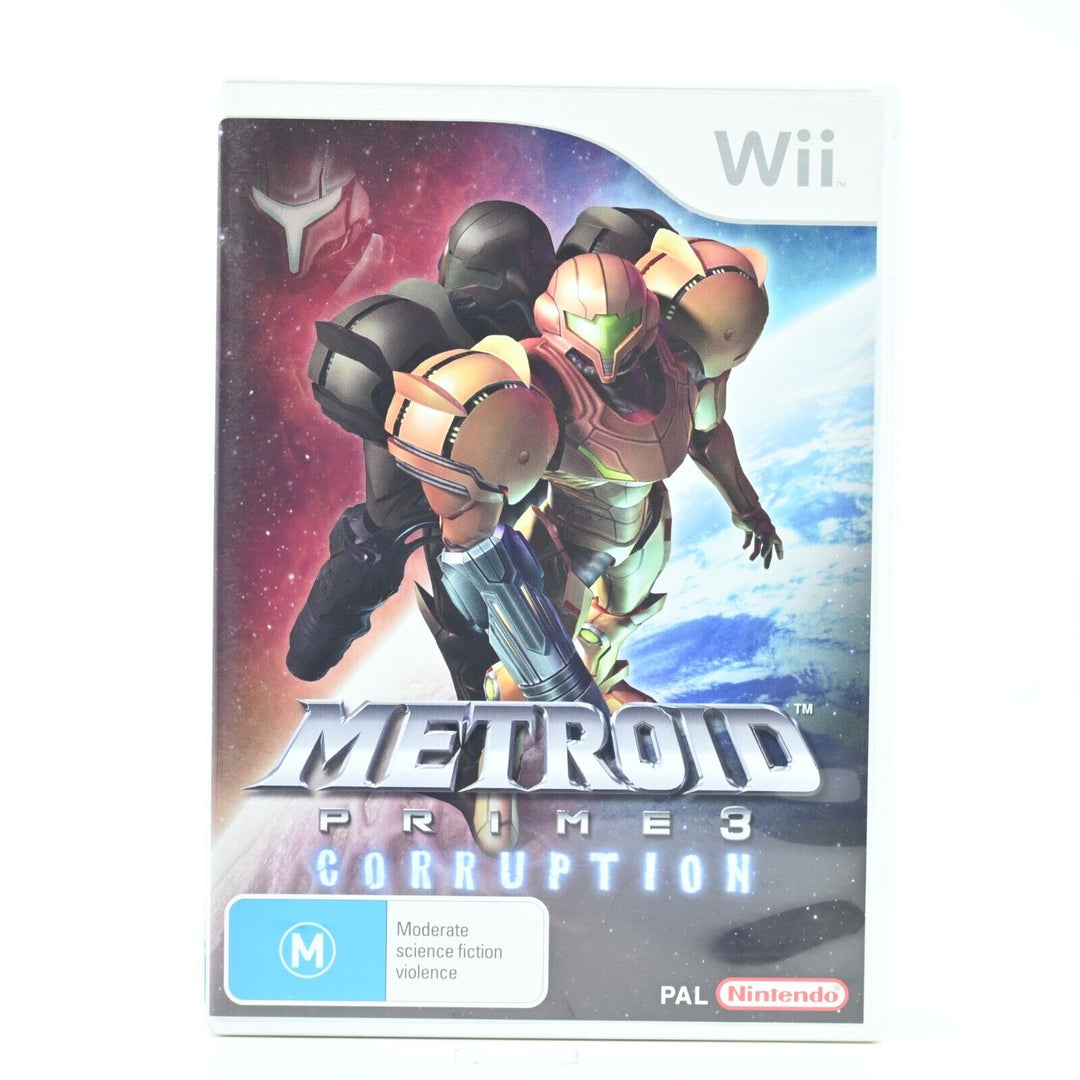 Metroid Prime 3: Corruption - Nintendo Wii Game - PAL - MINT DISC!