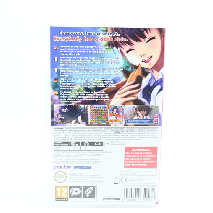 Kotodama: the 7 Mysteries of Fujisawa - Nintendo Switch Game - FREE POST!